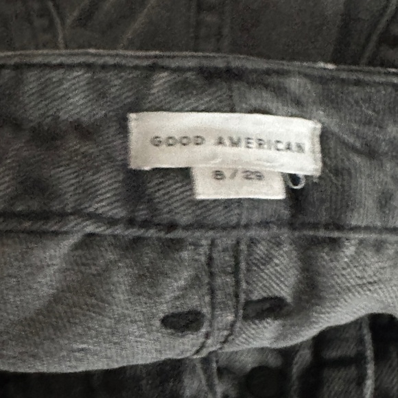 Good American 90's Baggy Straight Leg Jean Size 8/29 Black Relaxed - Picture 4 of 9